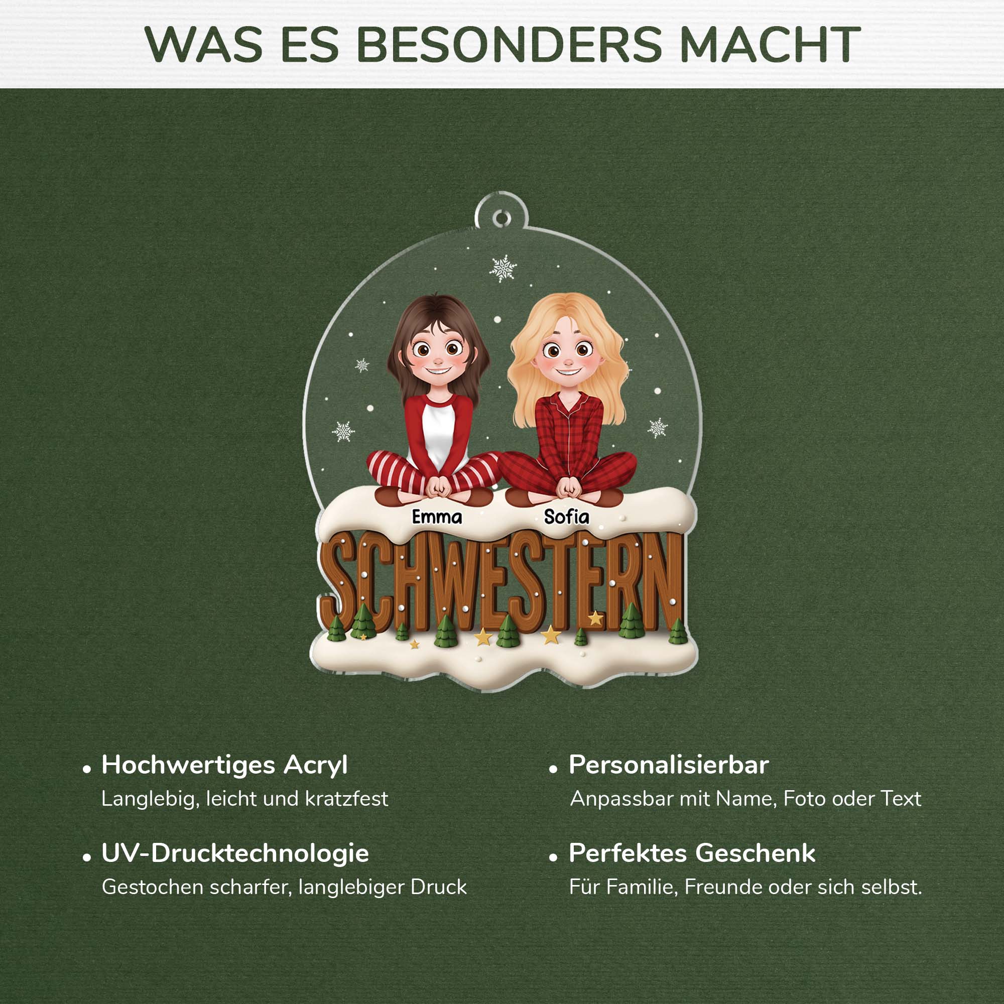 Schne Personalisierte Geschenk Beste Freundin Fotos