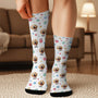 6191JGE3 3d druck effekt katze mit pfoten personalisierte socken foto_ 6191J8TAC