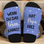6224JGE2 wenn du das lesen kannst hat mama frei socken personalisieren text_ mama papa 6224J6KNA