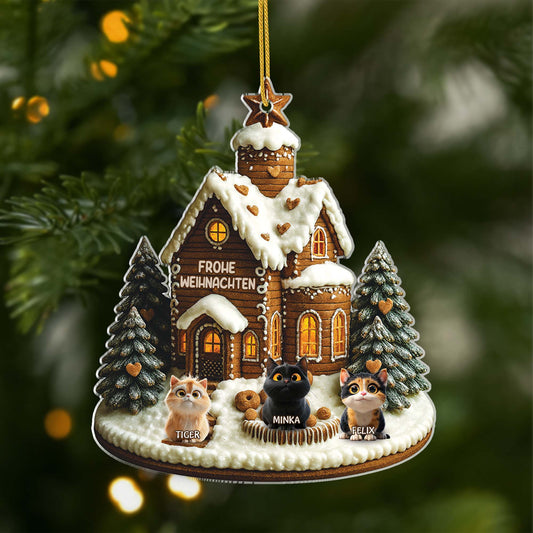 6257OGE1 3d druck effekt frohe weihnachten acryl christbaumschmuck katze personalisiert_ 6257OKQ5D