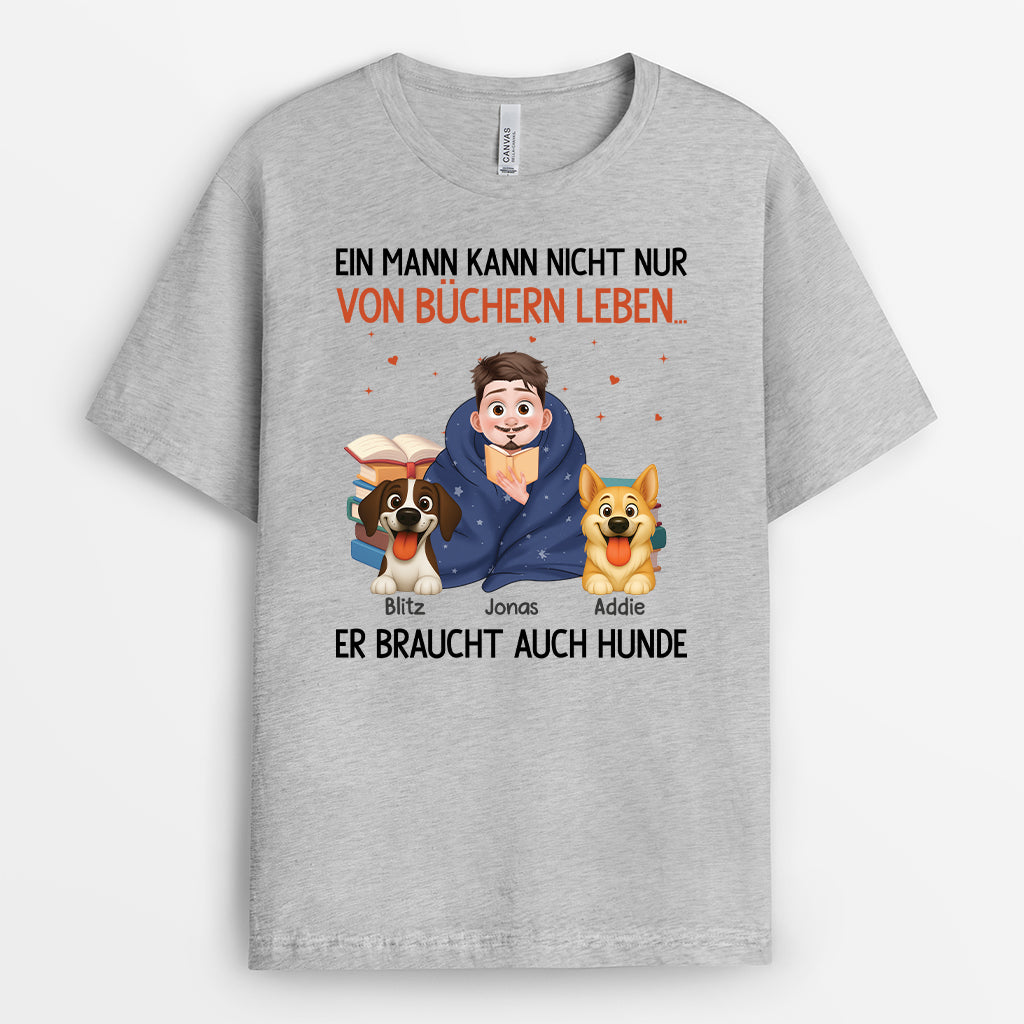 6271AGE1 sowohl hunde als auch bucher sind notig t shirt hund personalisiert 6271ATLZC_2