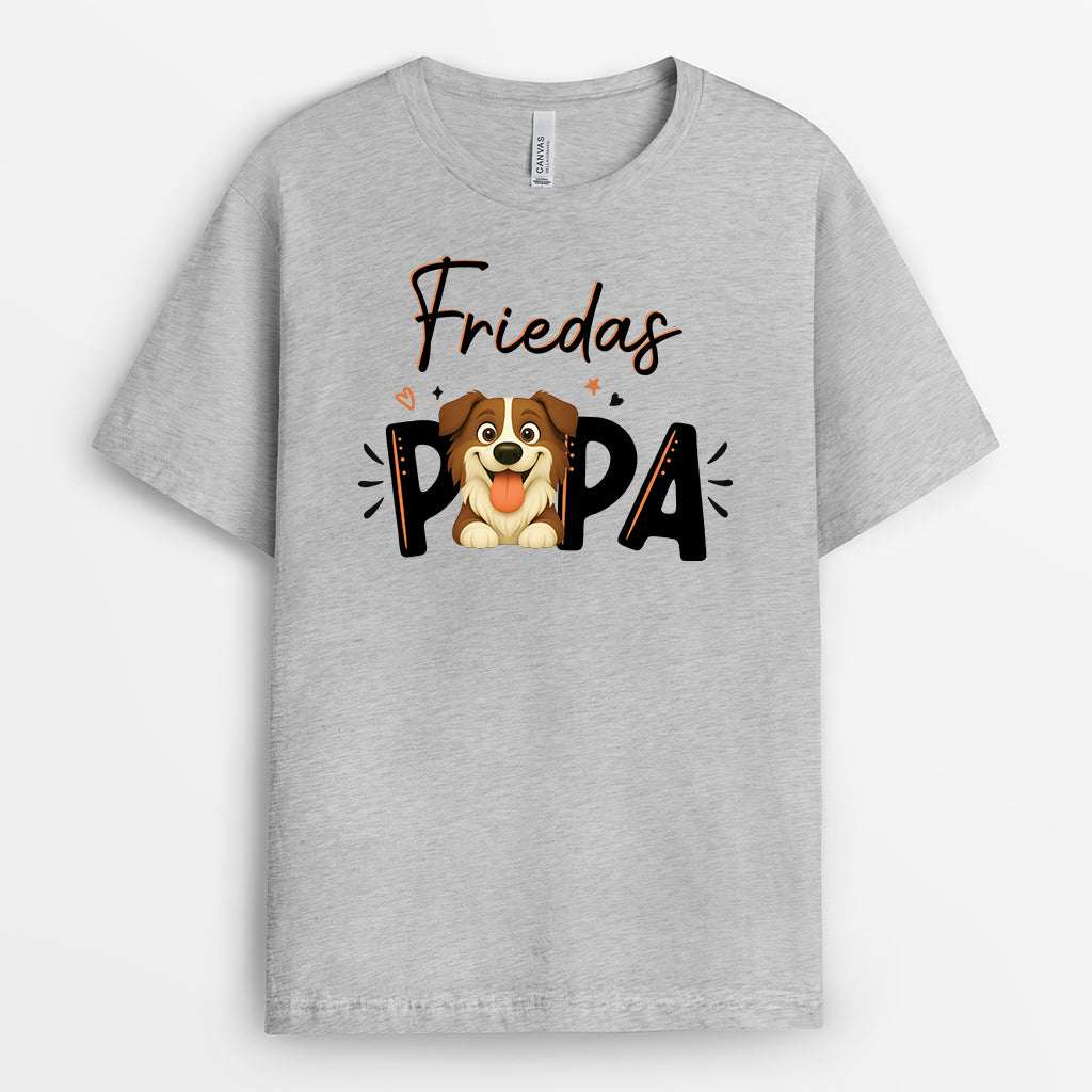 6275AGE2 hundepapa hundemama t shirt hund personalisiert 6275ATQZC