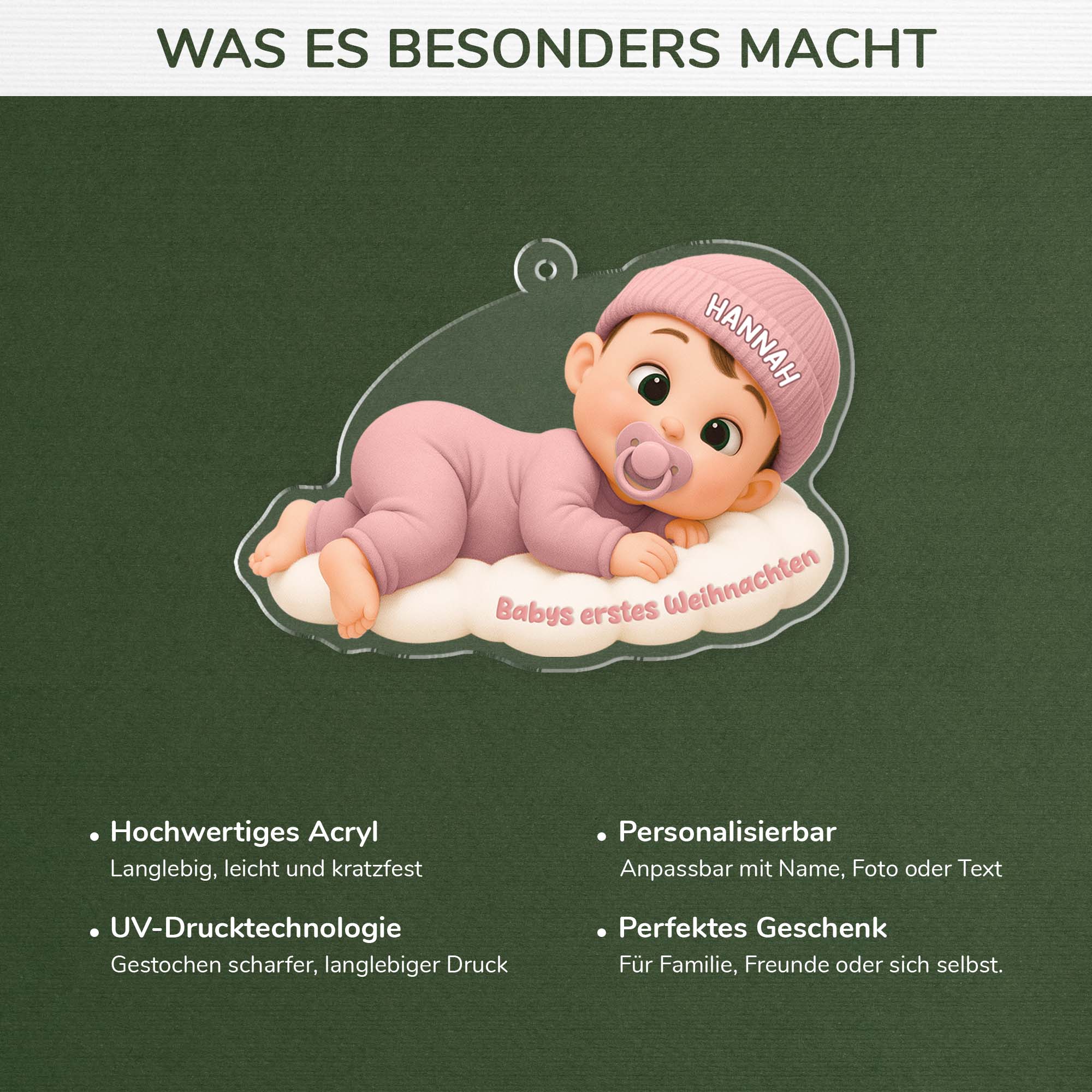 6311OGE4 3d druck effekt babys erstes weihnachten acryl weihnachtsschmuck personalisiert_ wolken 6311OTT7K