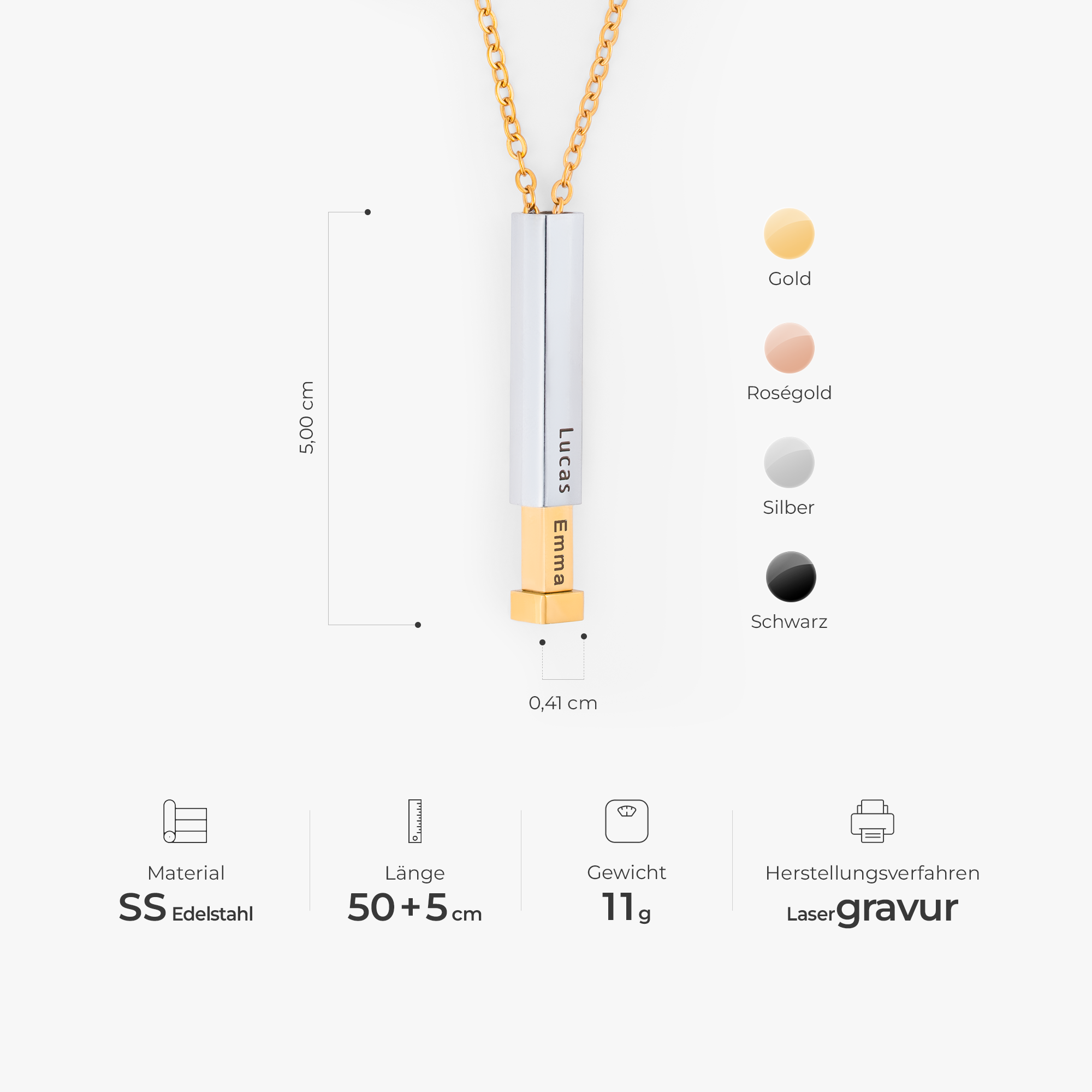 6316JGE3 saulenkette mit geheimer nachricht personalisierte kette fur manner_ und frauen 6316J0T5A