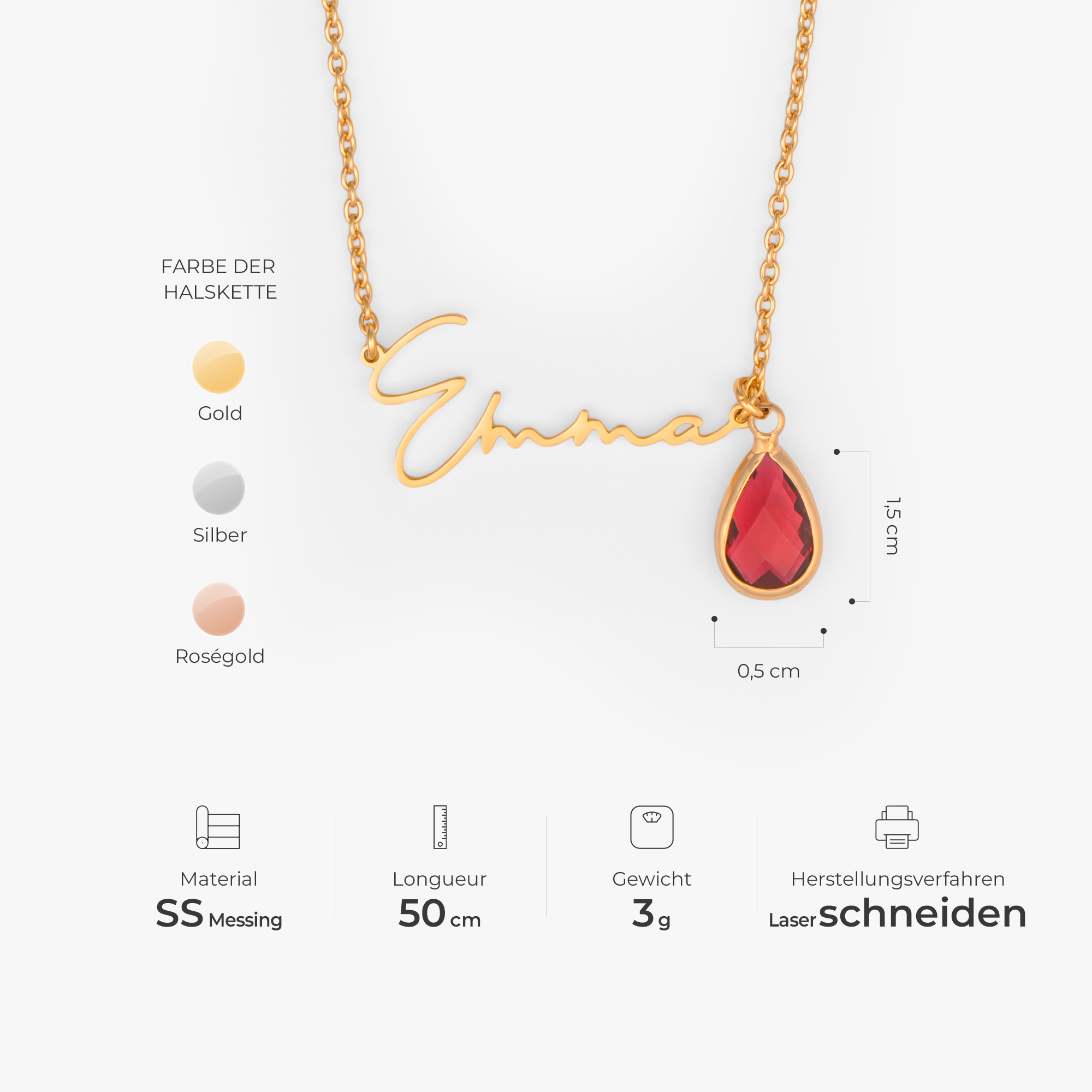 6359JGE3 geburtsstein personalisierte namenskette_ 6359J0B5A