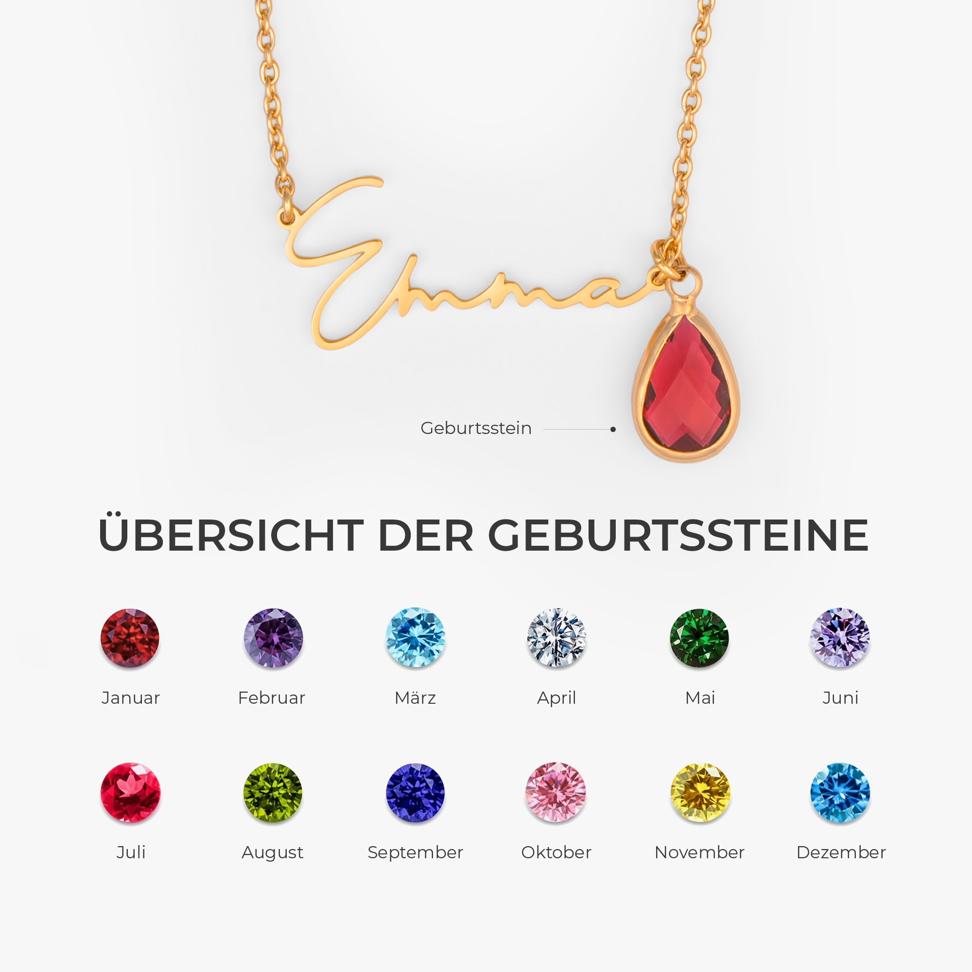 6359JGE5 geburtsstein personalisierte namenskette_ 6359J0B5A