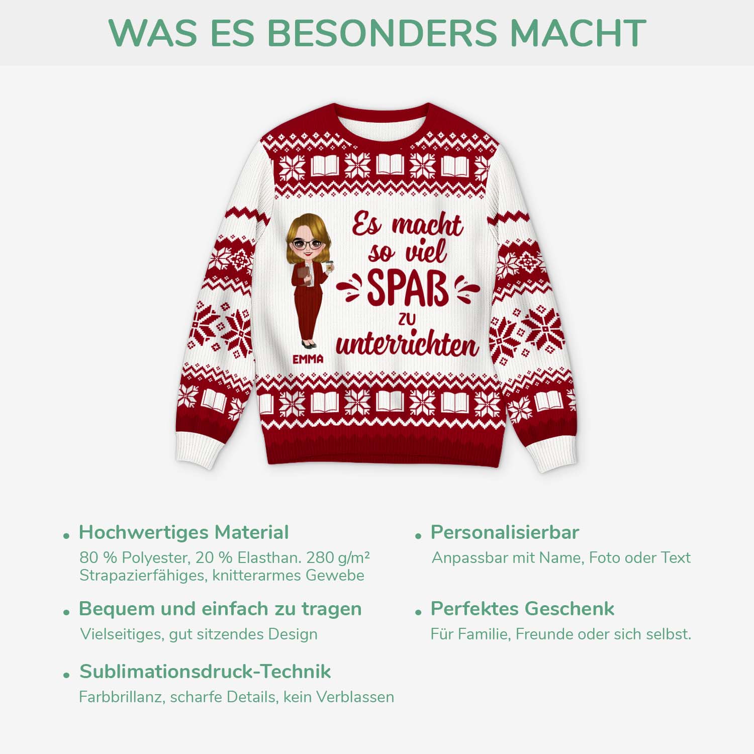 6363WGE1 santas lieblingslehrer santas lieblingslehrerin personalisierter weihnachtspullover_ 6363WKLNT_5