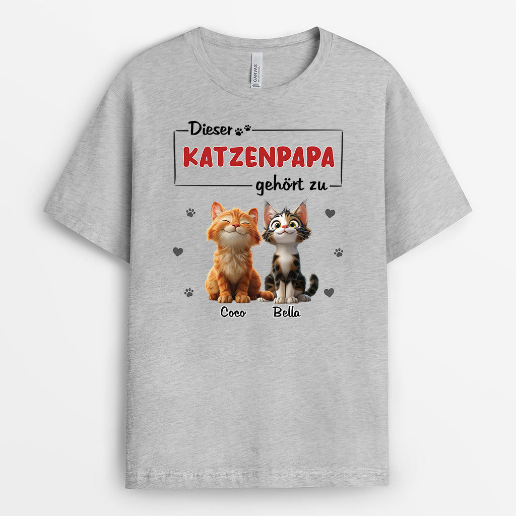 6370AGE1 dieser mensch gehort zu katzen t shirt personalisiert weihnachten 6370ATLCD_2_19316f84 fc1b 411a 889d c2210703f622