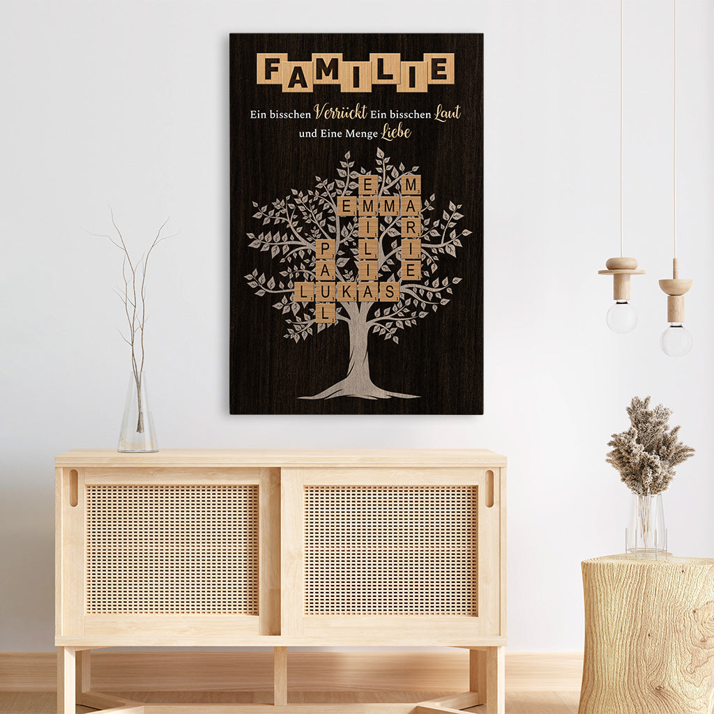 6375CGE3 familie etwas verruckt etwas laut und ganz viel liebe leinwand familienstammbaum kreuzwortratsel personalisiert 6375C6L5I_ac0d3fee 7593 44a6 80f2 ba1a2799db2c