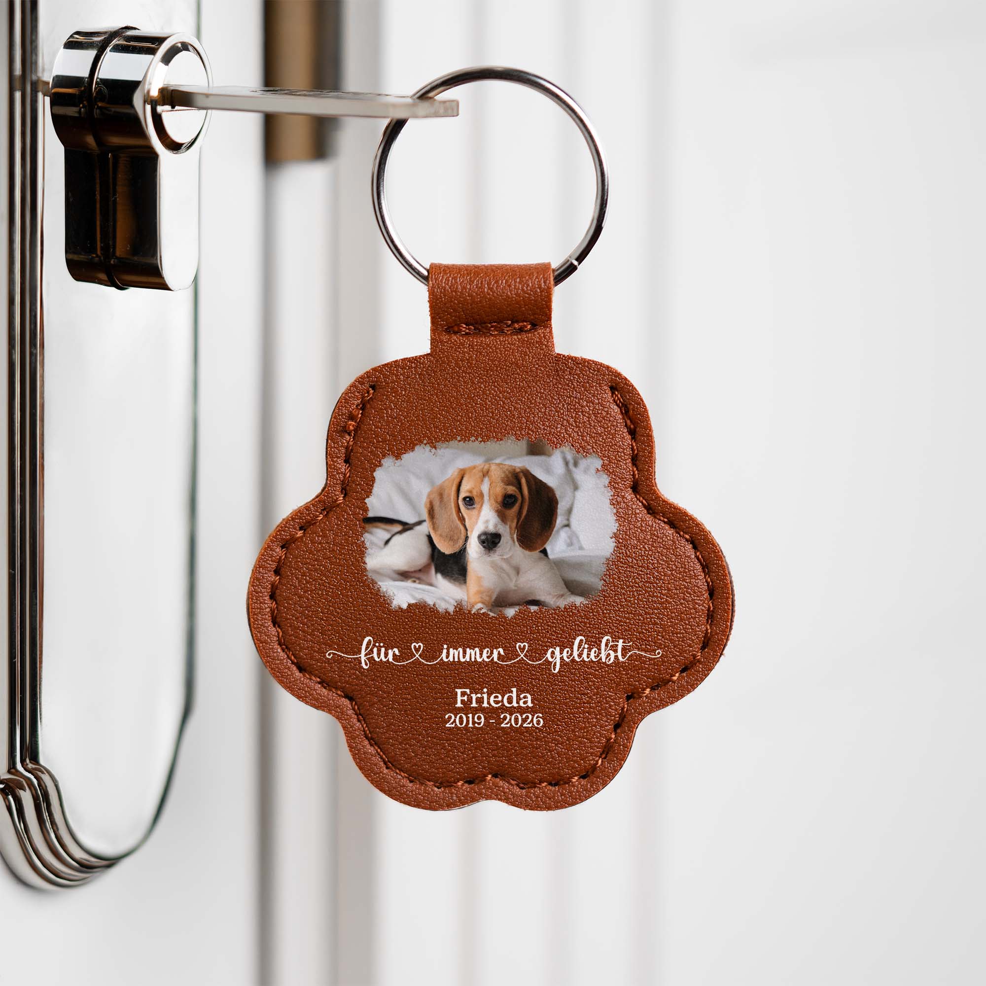 6378AGE2 fur immer geliebt personalisierter schlusselanhanger hundehaare_ katze foto zur erinnerung 6378aj8lmd