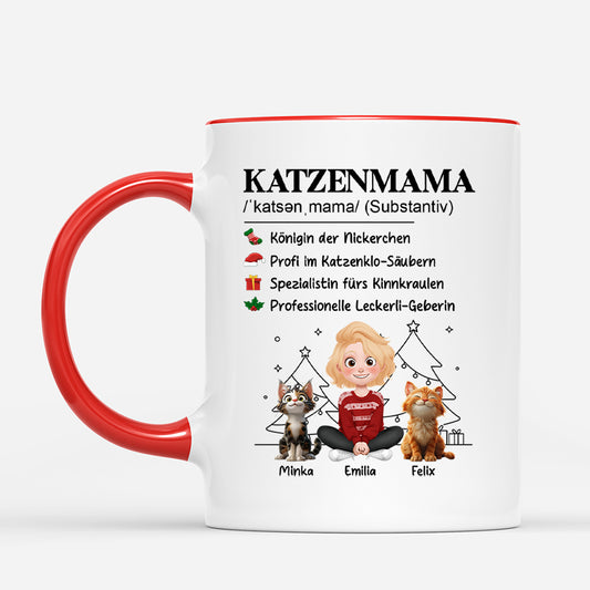 6389MGE2 katzenpapa katzenmama bedeutung lustige weihnachtstasse personalisiert_ katzen 6389MTQMD