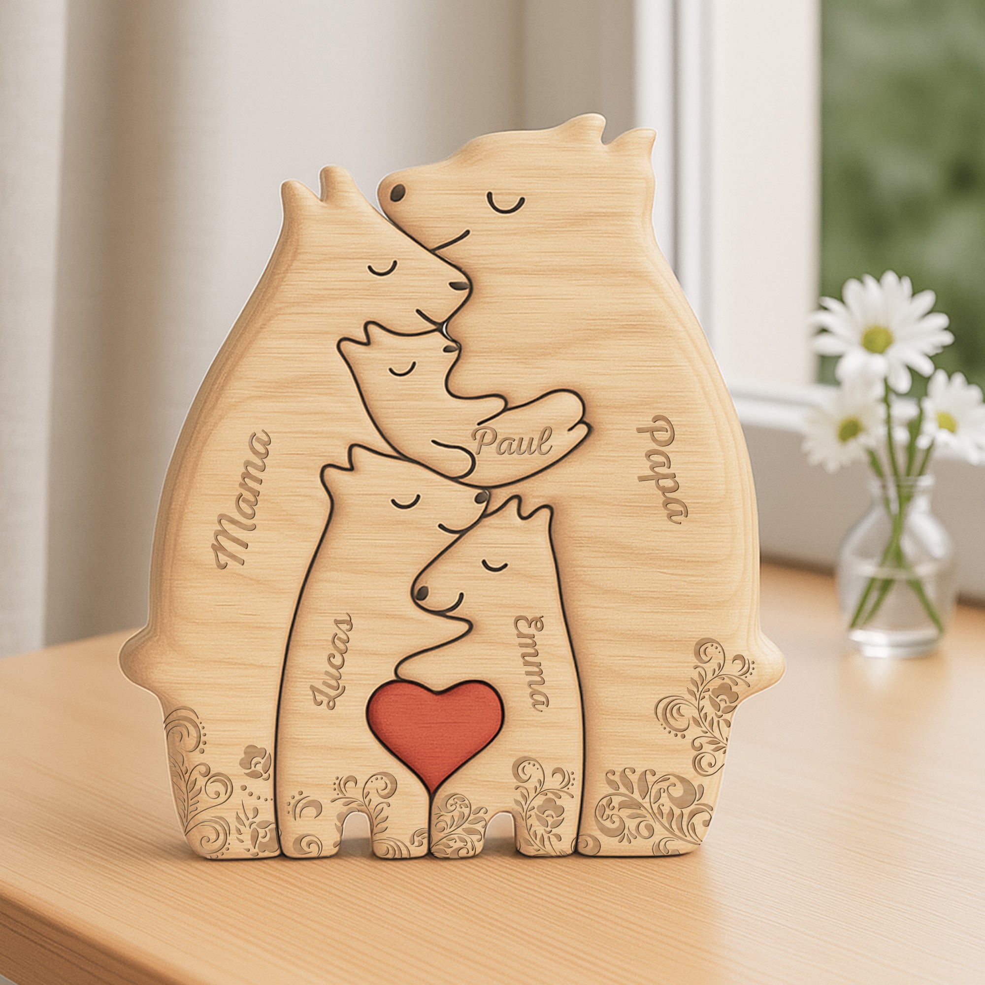 6403QGE2 familie eltern grosseltern bar ornament holzpuzzle personalisiert_ 6403Q8HAI