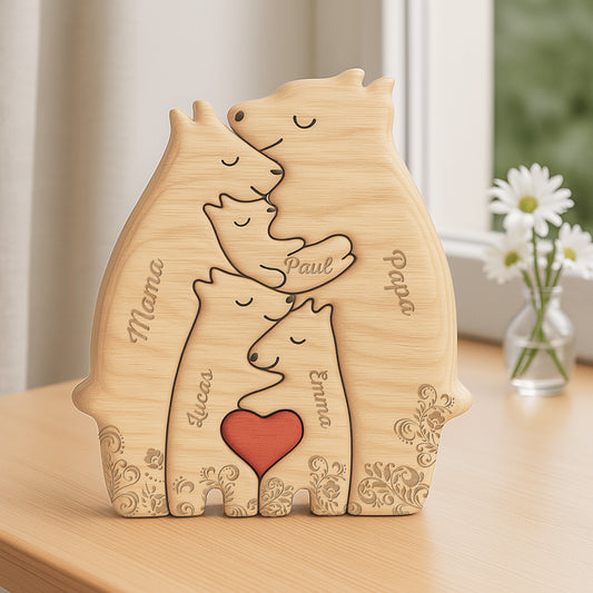 6403QGE2 familie eltern grosseltern bar ornament holzpuzzle personalisiert_ 6403Q8HAI