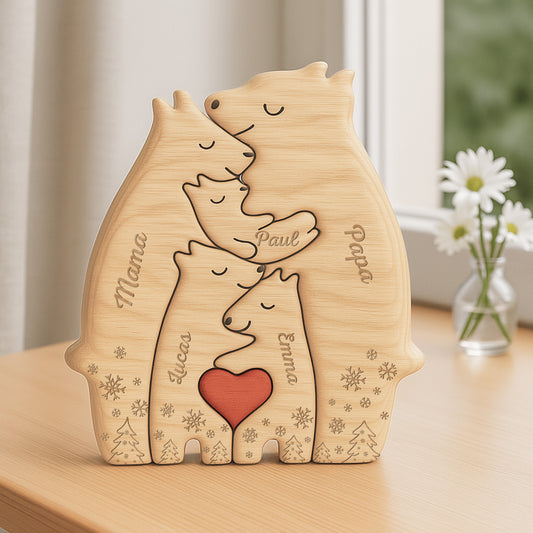 6403QGE2 familie eltern grosseltern weihnachtsbaum schneeflocken holzpuzzle personalisiert_ 6403Q8HAI