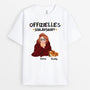 6408AGE1 offizielles schlafshirt t shirt hund personalisiert buntstifte cartoon 6408AKL5C