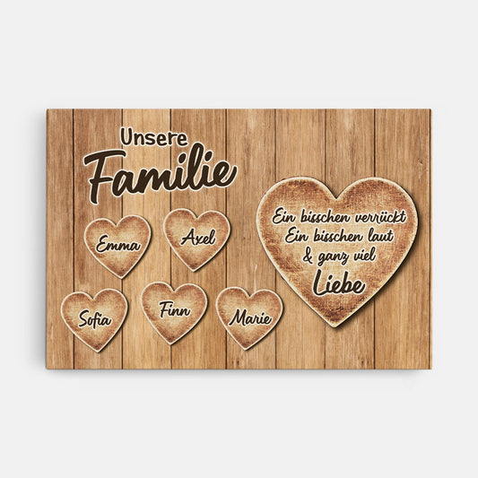 6413CGE1 unsere familie etwas verruckt etwas laut und ganz viel liebe personalisierte leinwand familie_ 6413C6TAI_12bbd84a 751b 40f9 aa10 c90f188b6f95