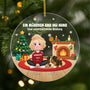 6454OGE1 ein madchen und ihr hund acryl weihnachtsschmuck personalisiert 6454OKM5C