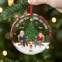 6458OGE2 du ich hunde glas weihnachtsschmuck personalisiert paar 6458O3VMC