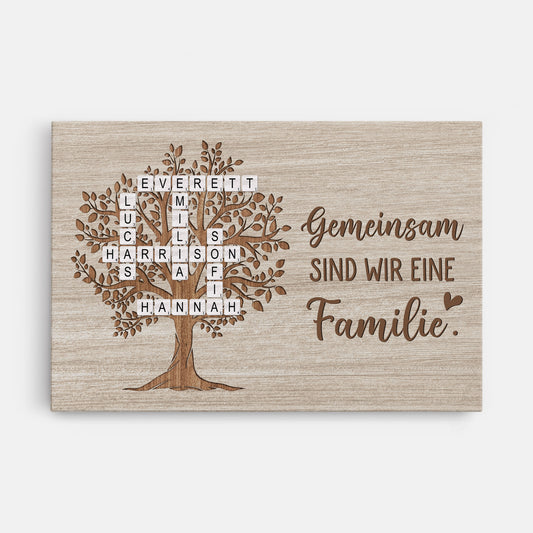 6467CGE1 gemeinsam sind wir eine familie leinwand kreuzwortratsel personalisiert 6467C6L5I_61d58502 34fc 40a8 9b65 5c00f75f50e2