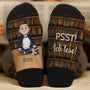 6470JGE2 einfach ein madchen das bucher liebt personalisierte socken_ fur_ leseratten_ frauen manner 6470J8QMA