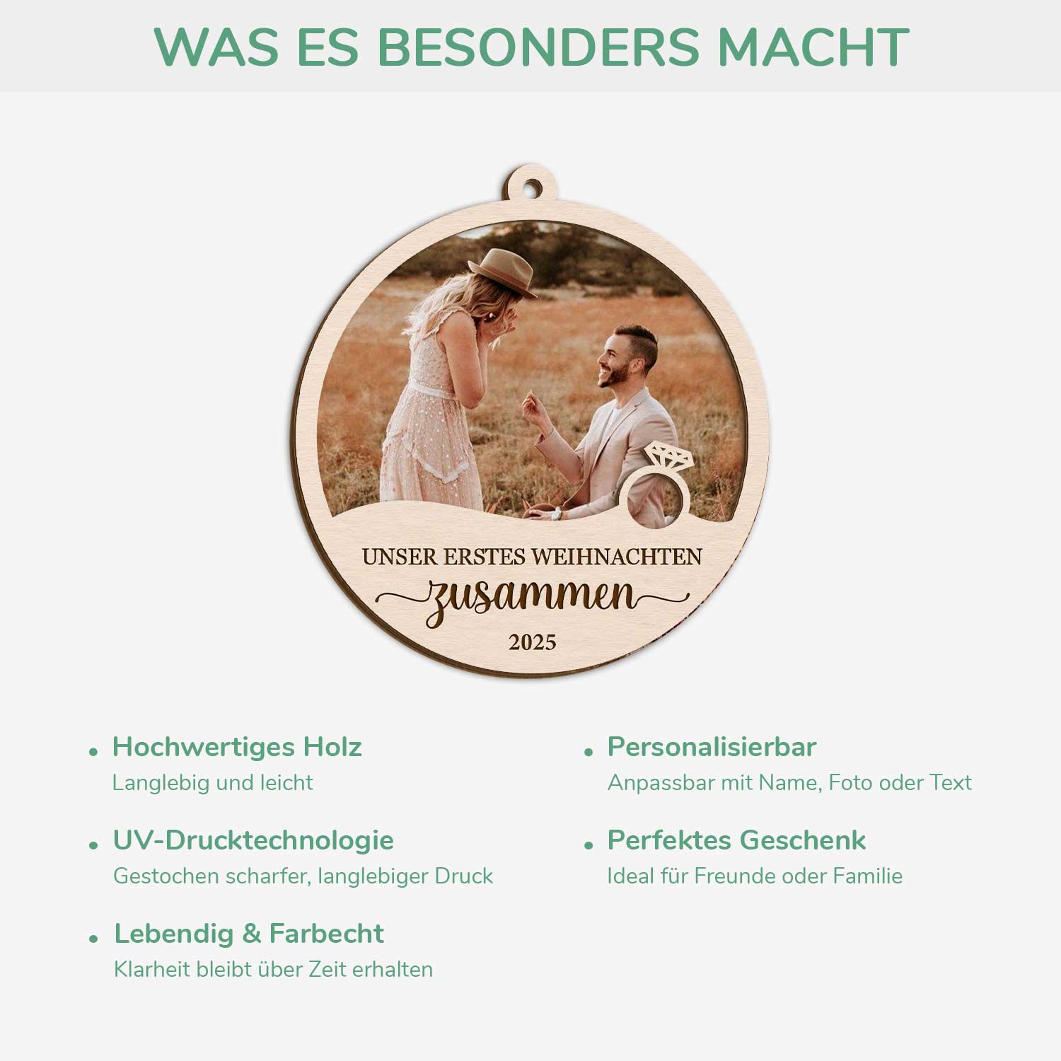 6473OGE4 unser erstes weihnachten zusammen personalisierte 2 schicht holz ornamente paar zur verlobung 6473OTQWG_cefeb5ef 5860 4d98 aabf 3587a415f262