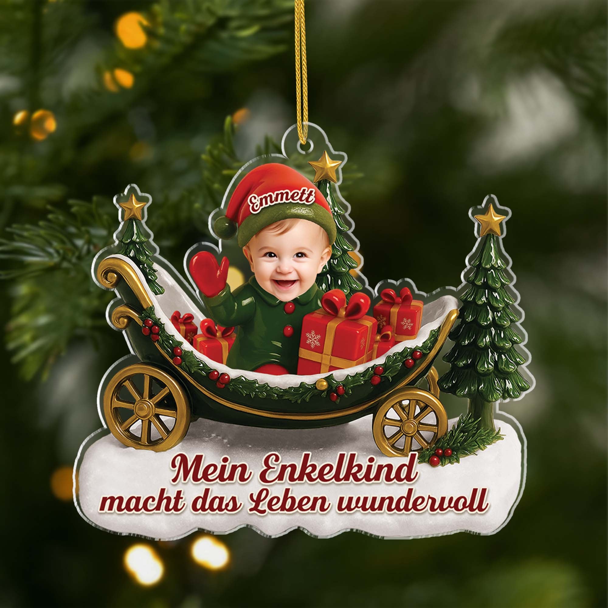 6486OGE1 3d druck effekt enkelkinder machen das leben grossartiger acryl weihnachtsschmuck personalisiert_ opa oma foto 6486OTLQA_2