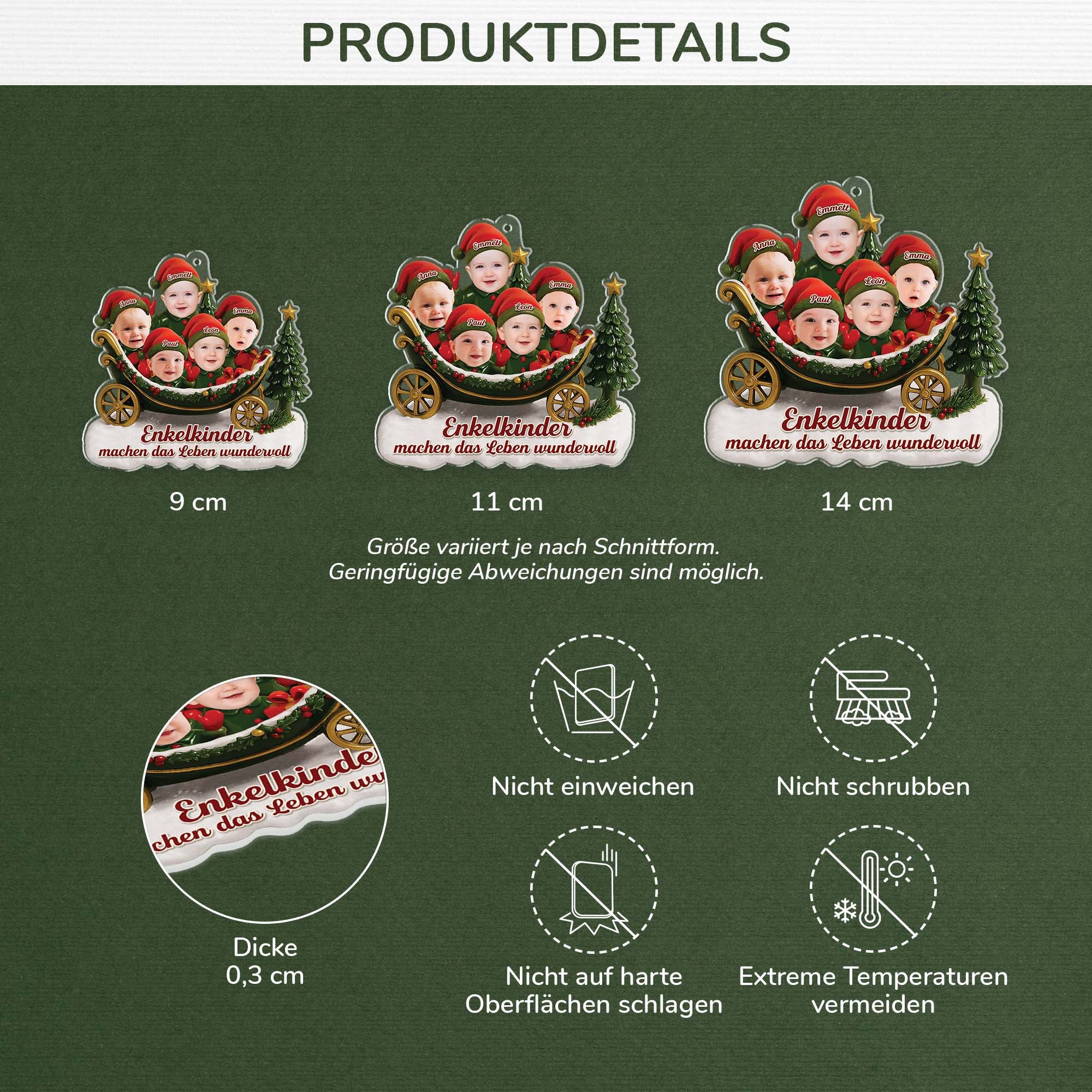 6486OGE1 3d druck effekt enkelkinder machen das leben grossartiger acryl weihnachtsschmuck personalisiert_ opa oma foto 6486OTLQA_3