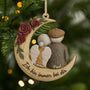 6508OGE1 ich bin immer bei dir personalisierte 1 schicht holz ornamente weihnachten paar zur erinnerung 6508O3QAG
