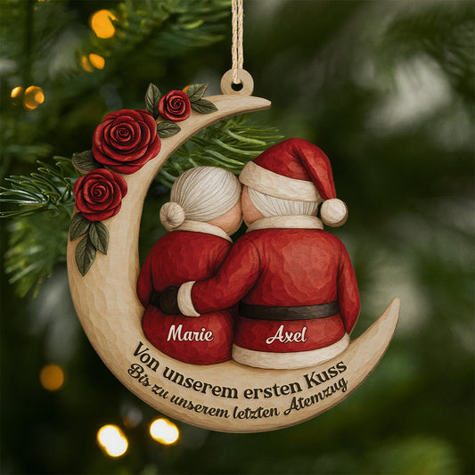 6512OGE1 3d druck effekt gemeinsam alt werden seit personalisierte 1 schicht holz ornamente weihnachten paare 6512O3LZG_1