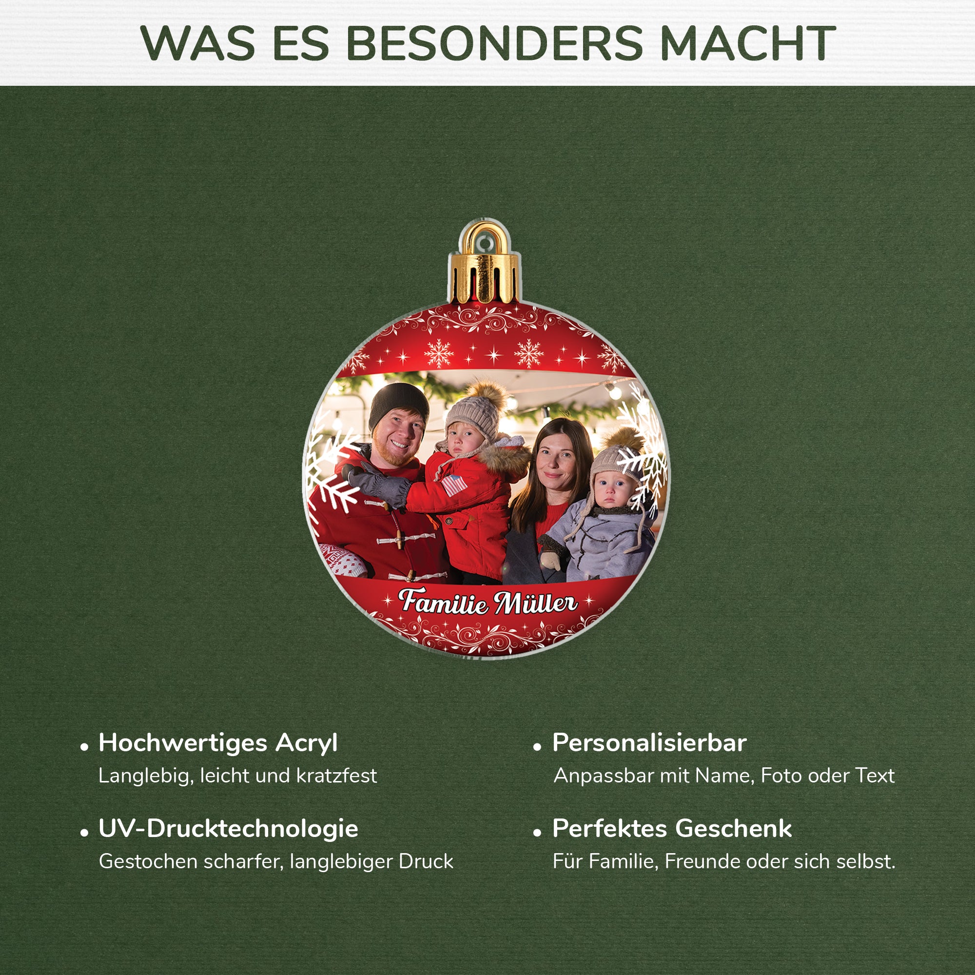 6522OGE4 3d druck effekt familie bild acryl weihnachtsschmuck personalisiert_ mit foto 6522O3QCI