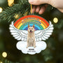 6536OGE2 ich bin geliebt uber die regenbogenbrucke gegangen acryl weihnachtsschmuck_ personalisiert foto hund katze zur erinnerung 6536OKTZC
