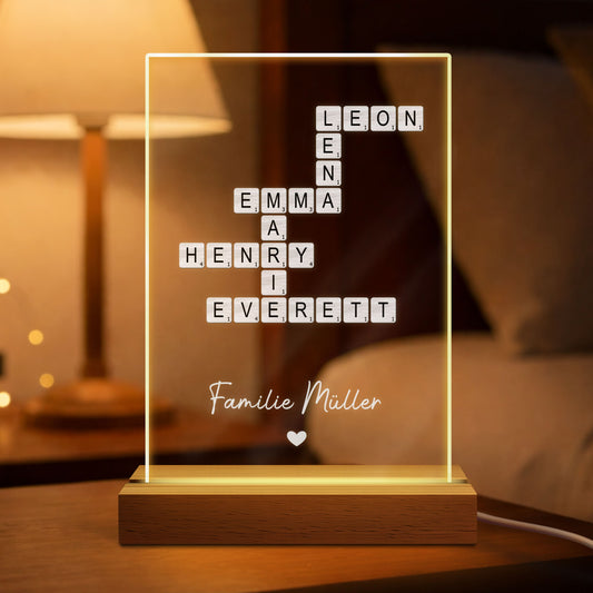 6560LGE1 familie personalisiertes kreuzwortratsel geschenk  nachtlicht_ 6560lcvai_2