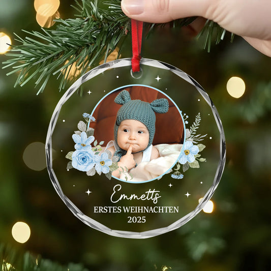 6572OGE1 babys erstes weihnachten glas weihnachtsschmuck_ personalisiert foto zur geburt 6572O8LTK_1