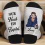 6606JGE2 psst ich lese newsprint personalisierte socken fur leseratten_ 6606J3TZA