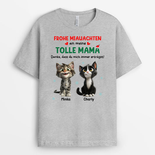 6614AGE2 meowy catmas katzen t shirt personalisiert weihnachten 6614AKQ5D