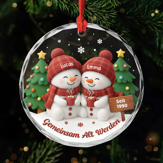 6623OGE1 gemeinsam alt werden seit glas weihnachtsschmuck_ personalisiert paar schneemann 6623OKZTG_552078d2 d012 4a61 b11c 62cbf03988e7