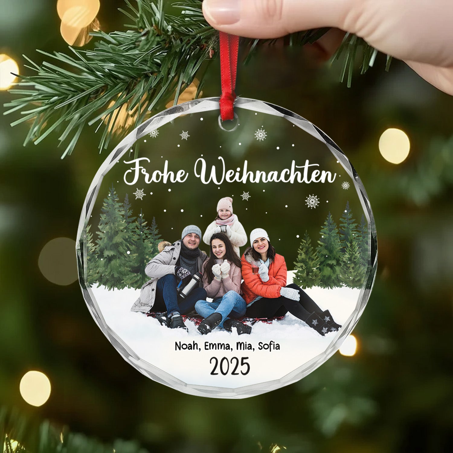 6629OGE2 familie mit bild glas weihnachtsschmuck_ personalisiert foto 6629O6Q5I