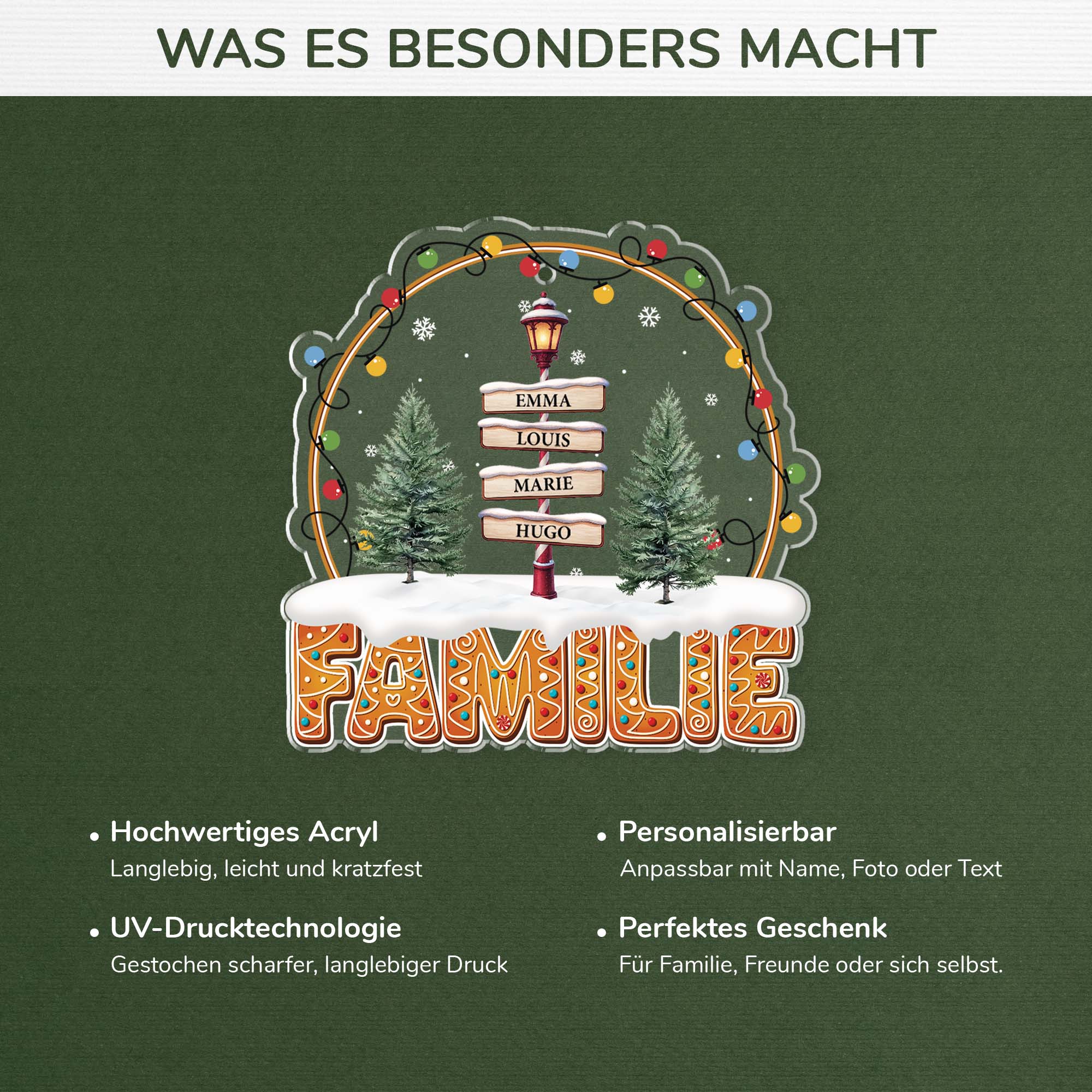 6631OGE1 namensschilder lebkuchen acryl weihnachtsschmuck_ personalisiert familie 6631O6L5I_4