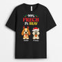 6651AGE1 99 _ frech 1 _ brav weihnachts t shirt hund personalisiert 6651AKXMC