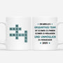 6660MGE1 ein wirklich grossartiges team ist schwer zu finden personalisierte kreuzwortratsel tasse abschied kollegin_ 6660MTQTO