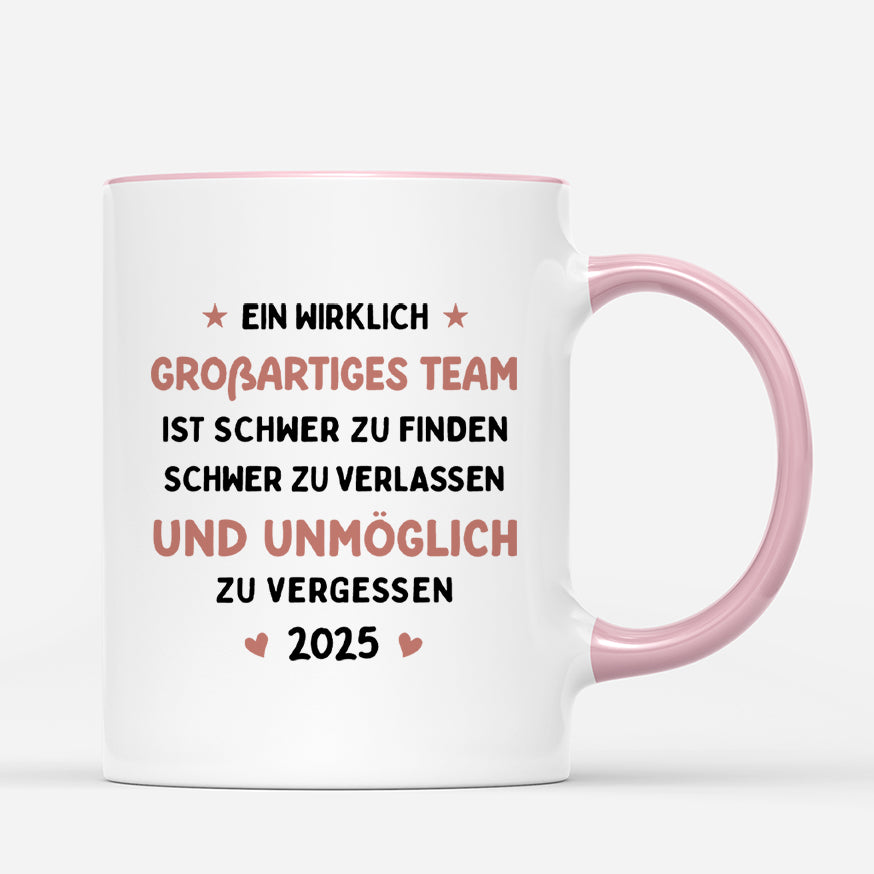 6660MGE3 ein wirklich grossartiges team ist schwer zu finden personalisierte kreuzwortratsel tasse abschied kollegin_ 6660MTQTO