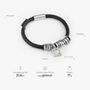 6678JGE3 alphabet zylindrische namensschilder personalisierte armbander fur manner_ 6678J0Y5B