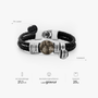 6679JGE3 alphabet zylindrische namensschilder personalisierte armbander fur manner_ mit foto 6679J0Y5B