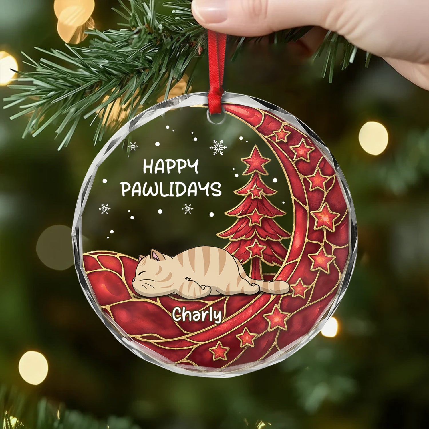 6688OGE1 meowy catmas glas weihnachtsschmuck_ personalisiert katze 6688OK6ND2