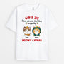 6721AGE1 ohne mich ware weihnachten langweilig katzen t shirt personalisiert 6721AKPWD