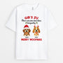6721AGE1 ohne mich ware weihnachten langweilig t shirt hund personalisiert 6721AKPWC