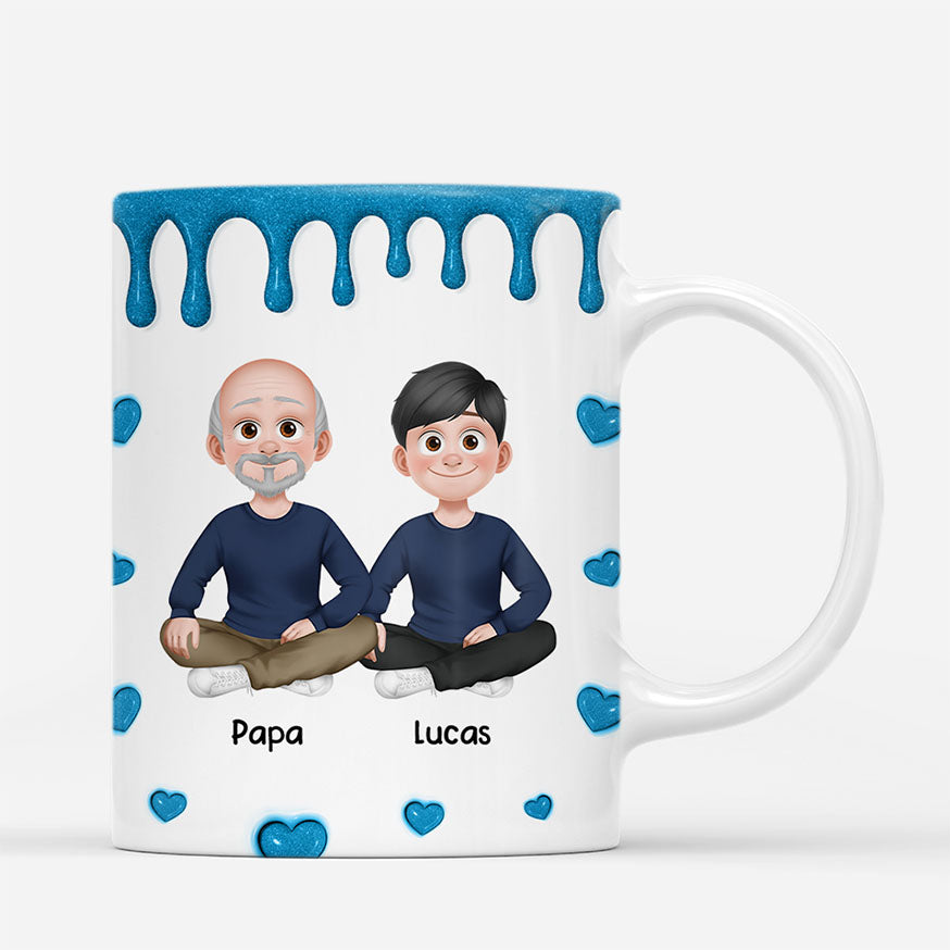 6735MGE3 3d druck effekt danke dass du meine mama bist mama papa tasse personalisieren_ 6735M6PTA