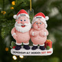 6747OGE1 3d druck effekt gemeinsam alt werden seit lustiger acryl weihnachtsschmuck personalisiert paar wolle 6747O6Z5G