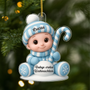 6758OGE1 3d druck effekt mein erstes weihnachten acryl weihnachtsschmuck personalisiert baby 6758O3QCK