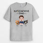 6762AGE2 katzenpapas katzenmamas gang katzen t shirt personalisiert buntstifte cartoon 6762AKT5D